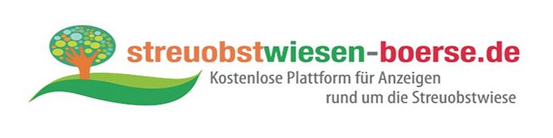 Streuobstwiesenboerse Logo 800x200 Weiss